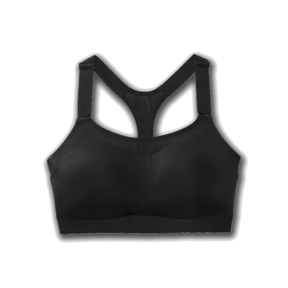 Brooks Dare Racerback Lauf-BH Schwarz