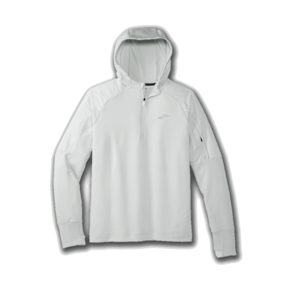 Brooks Notch Thermo-Hoodie Eisgrau