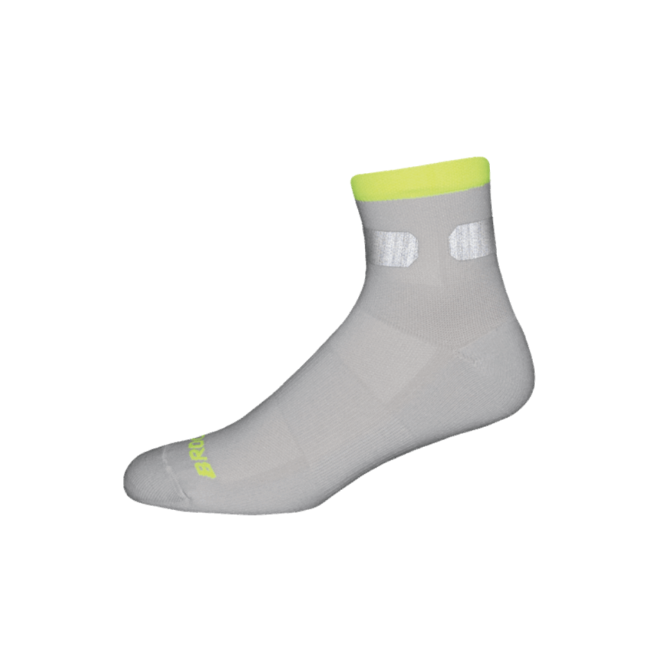 Brooks Carbonite Socke Eisgrau-carbon
