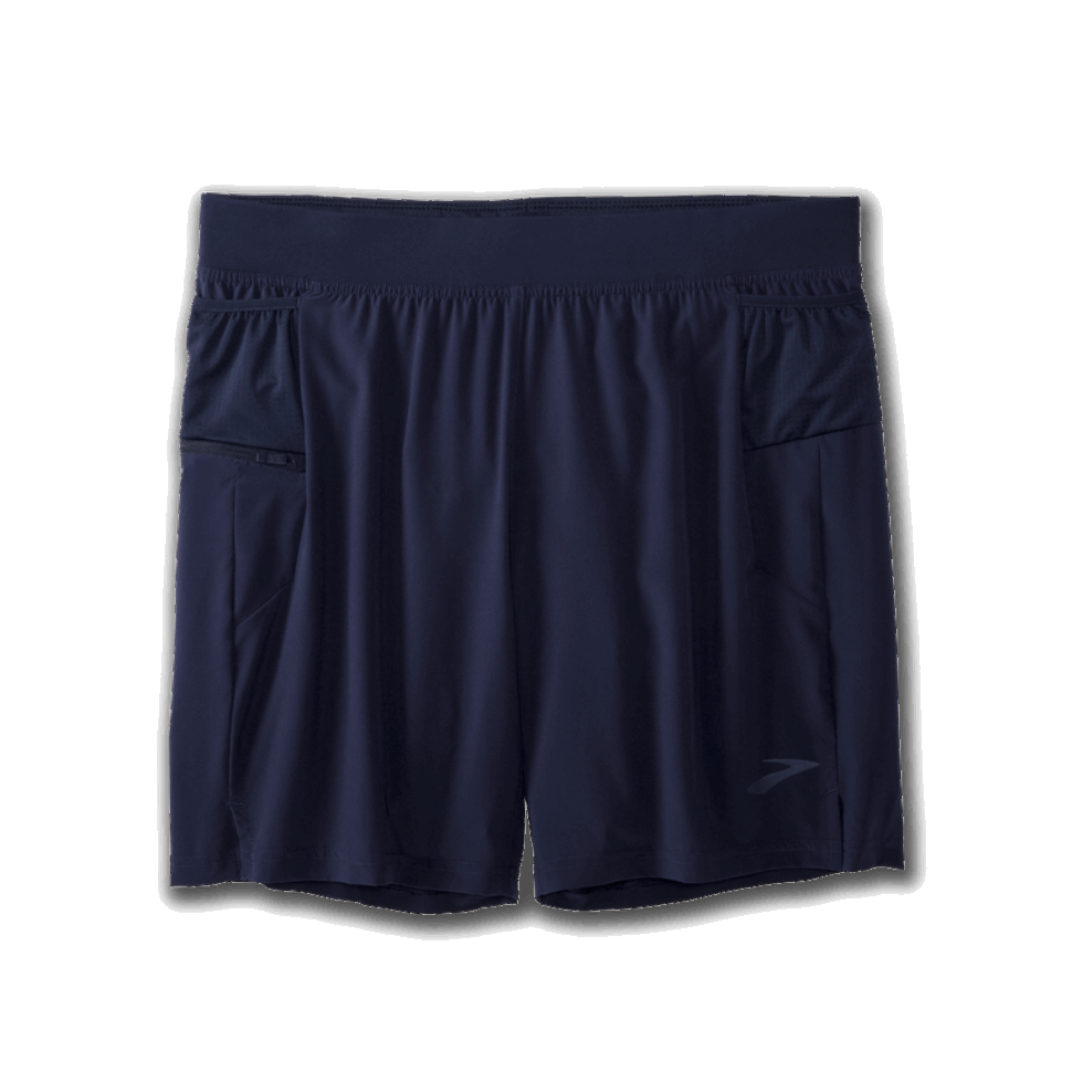 Brooks Sherpa 7" 2-in-1 Short Navy