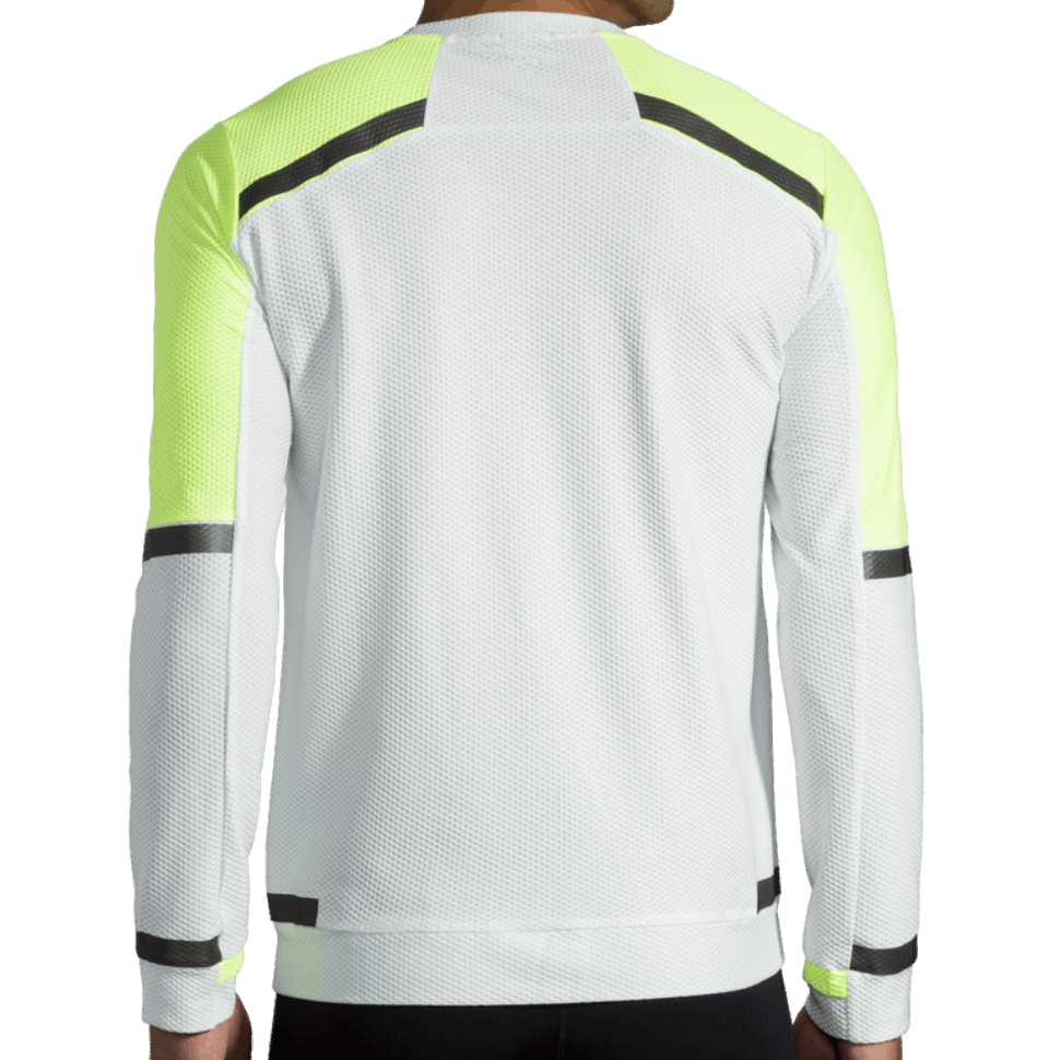 Brooks Carbonite Langarm Eisgrau-nachtleben