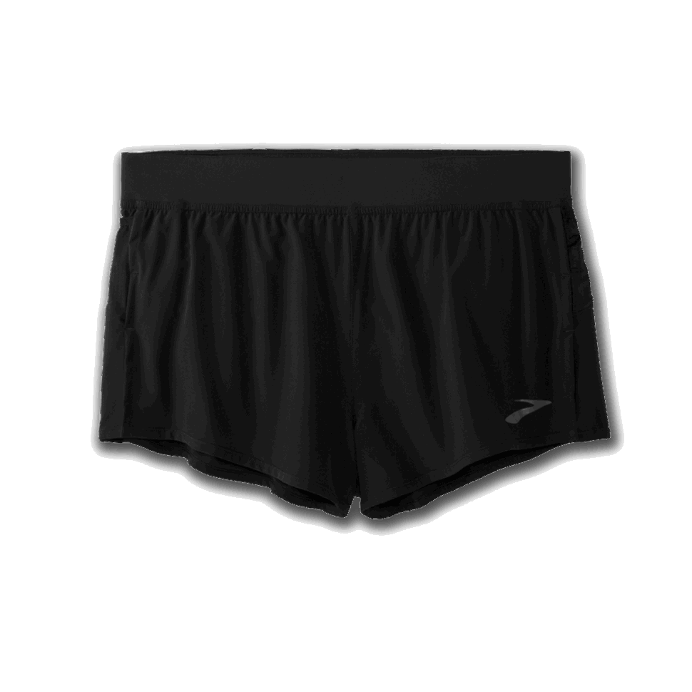 Brooks Sherpa 3" Split Short Schwarz