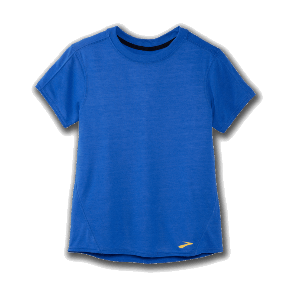 Brooks Distance Kurzarm Blauer Bolzen