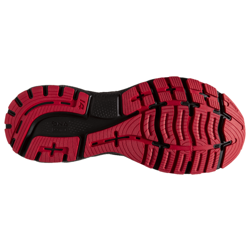 Brooks Ghost 14 GTX Schwarz-geschwärzt Perlrot