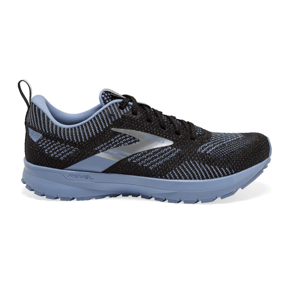 Brooks Revel 5 Schwarz-metallic Silber