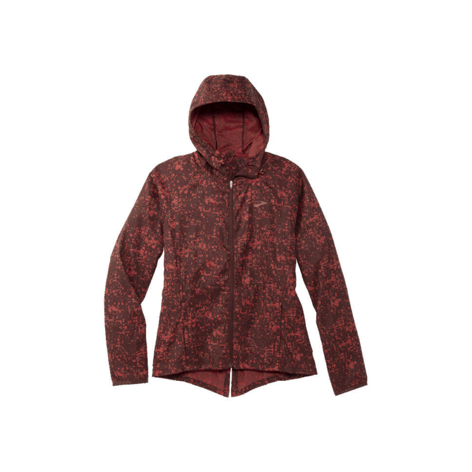 Brooks Baldachinjacke Mit Rosinen-Glitch-Print