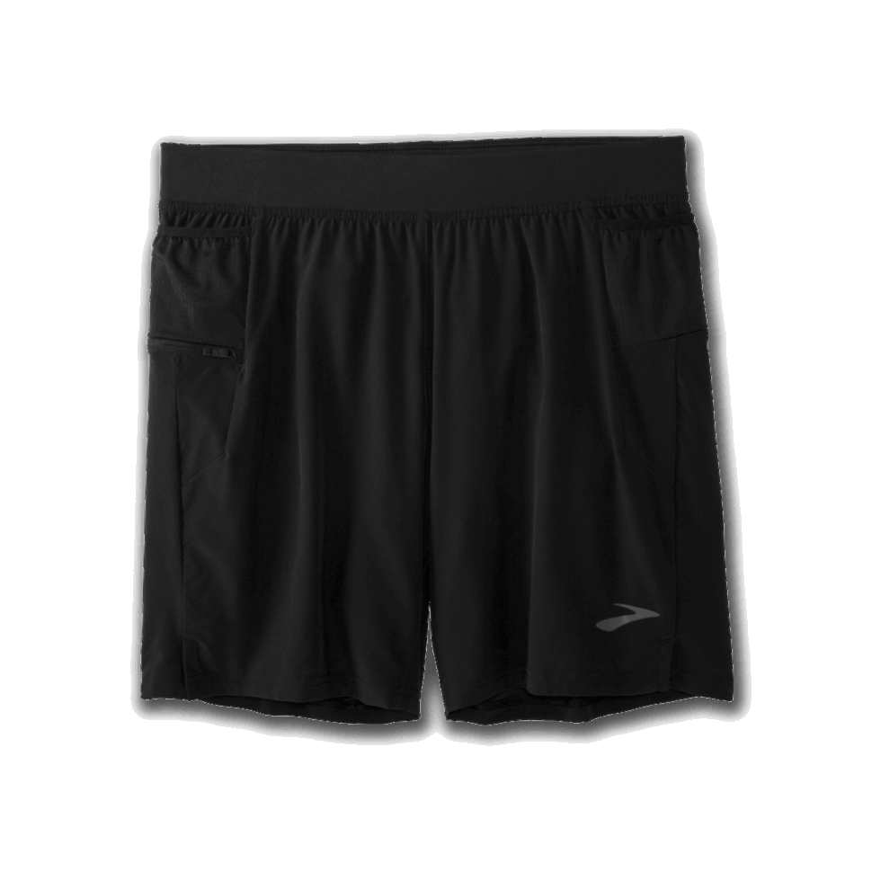 Brooks Sherpa 7" 2-in-1 Short Schwarz