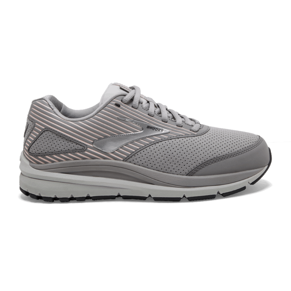 Brooks Addion Walker Wildleder Alloy-Oyster-Pfirsich