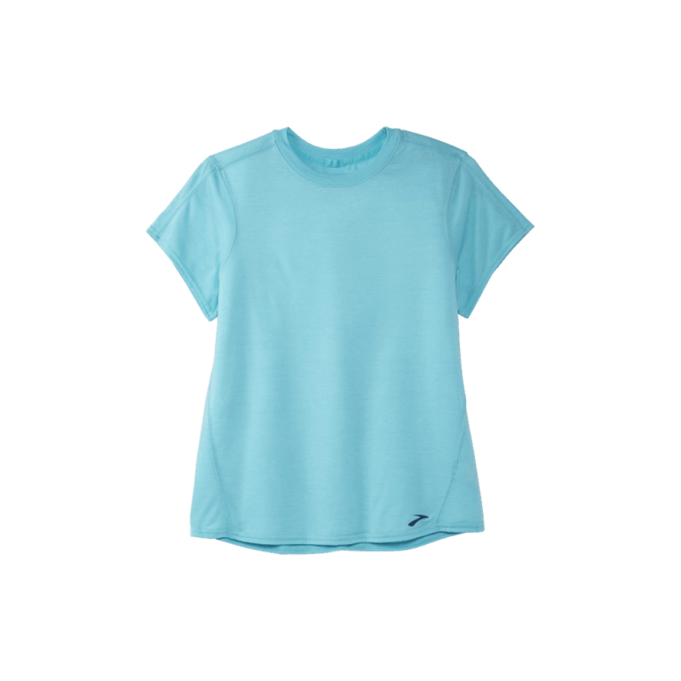 Brooks Distance Kurzarm In Leuchtendem Blaugrün