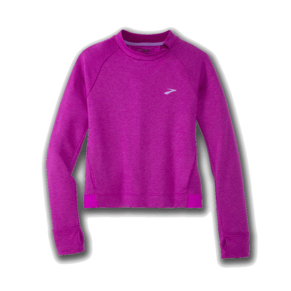 Brooks Notch Thermo Langarm Heather Magenta
