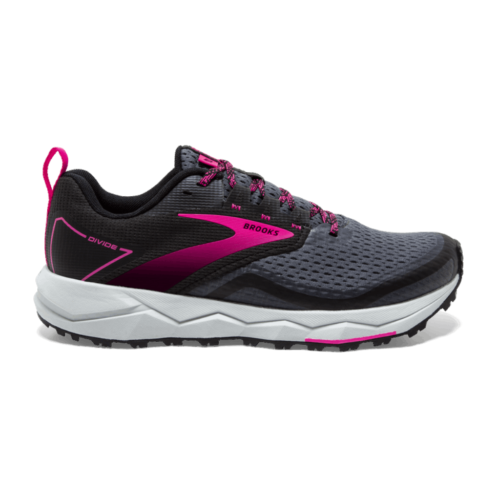 Brooks Divide 2 Schwarz-ebony-pink